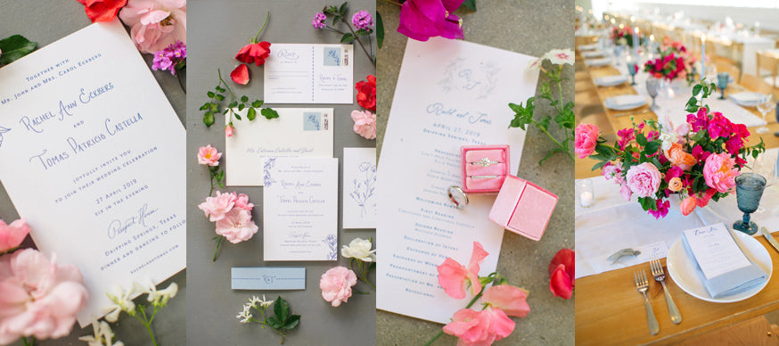 Percolator Letterpress Wedding Invitations Featured in Style Me Pretty